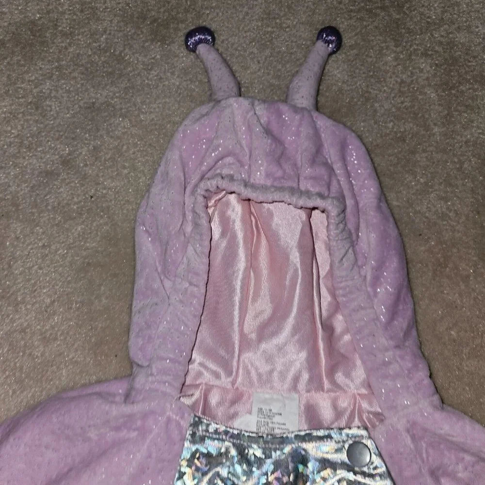 NEW Purple Butterfly Halloween Costume Baby 12-18 Months Pullover Only NO WINGS